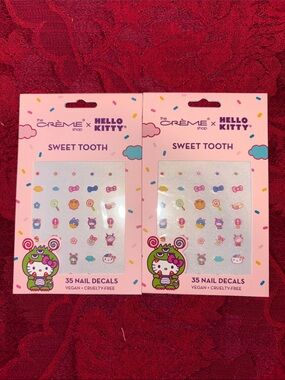 The Crème Shop x Hello Kitty "Sweet Tooth" Nail Decals